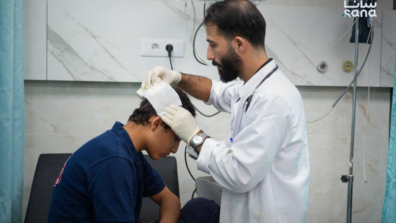 DSC09894 مشفى دوما الوطني.. خدمات متنامية تخفف أعباء المرضى والضغط عن مشافي ‏دمشق