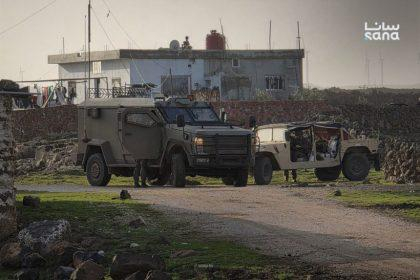 قوات الاحتلال الإسرائيلي تتوغل في بلدة عابدين بريف درعا الغربي