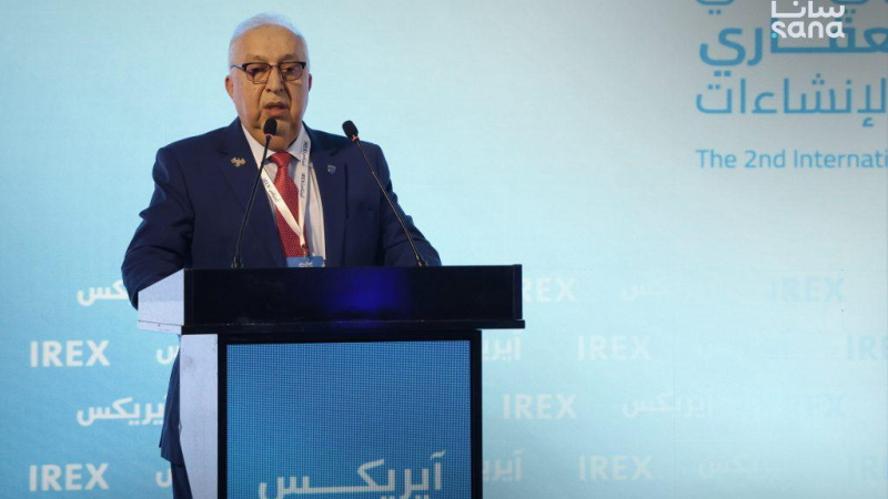 3X4A0473 بمشاركة أكثر من 200 شركة.. انطلاق ملتقى ‏IREX 2026‌‏ للتطوير العقاري في ‏دمشق