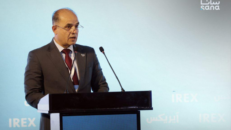 3X4A0527 بمشاركة أكثر من 200 شركة.. انطلاق ملتقى ‏IREX 2026‌‏ للتطوير العقاري في ‏دمشق
