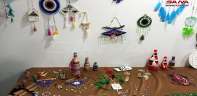 معرض للأعمال اليدوية في ثقافي القامشلي