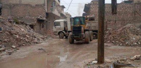 بلدية حلب تفتح 54 شارعاً رئيسياً وفرعياً وترحل أكثر من 5665 متراً مكعباً من الأنقاض و43 طناً من النفايات في الأحياء المحررة حديثاً