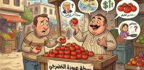 عبودة الخضرجي يؤكد أن ارتفاع سعر البندورة سببه ترانب ومضيق هرنز