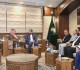 وزير الزراعة يبحث مع السفير السعودي دعم الاستثمارات والمشاريع الزراعية ‏المشتركة ‏