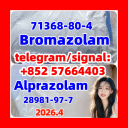 Cas 71368-80-4 Bromazolam 99.8% white powder