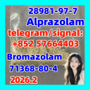 Bromazolam Cas 71368-80-4 high purity CAS 28981 -97-7 Alprazolam