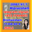 Bromazolam CAS 71368-80-4 high quality Pure Alprazolam For Sale Online, Cas: 28981-97-7