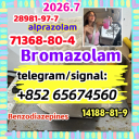 Bromazolam，71368-80-4 ，Alprazolam,28981-97-7,