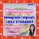 Cas 71368-80-4 Bromazolam 99.8% white powder